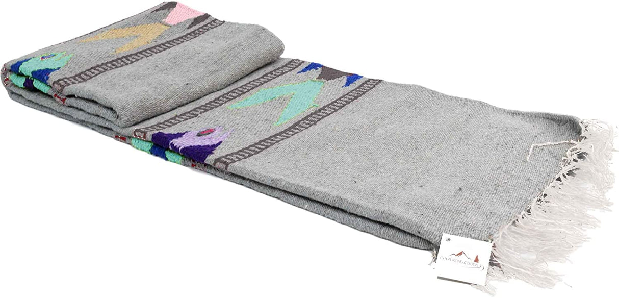 Heather Grey Baja Fish Yoga Blanket From West Path