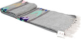 Heather Grey Baja Fish Yoga Blanket From West Path
