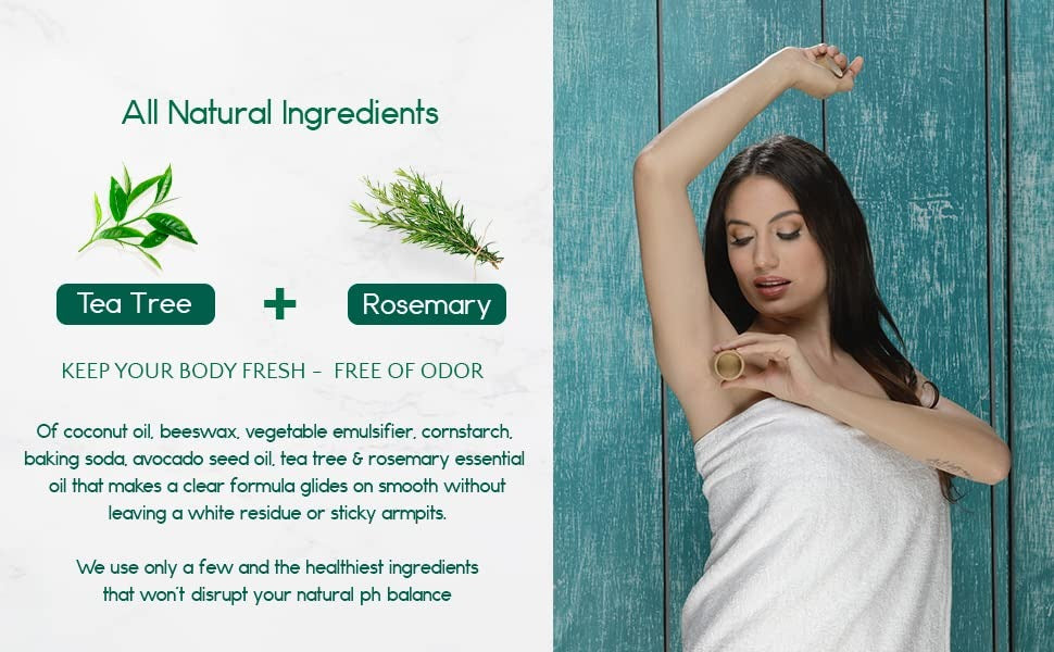 2-Pack All-Natural, Plastic-Free Deodorants from BeNat