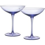 Champagne Coupes 12oz by The Wine Savant - Colorful Champagne Glasses, Prosecco, Mimosa Glasses Set, Cocktail Glass Set, Bar Glassware Luster Glasses (2, Lavender) from The Wine Savant