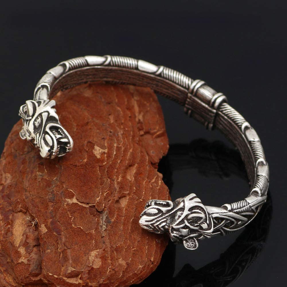 Viking Wolf Bracelet from Norse Tradesman