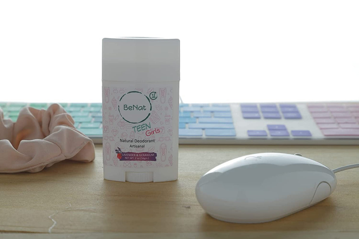 2-Pack all-Natural Deodorants for Kids & Teens from BeNat