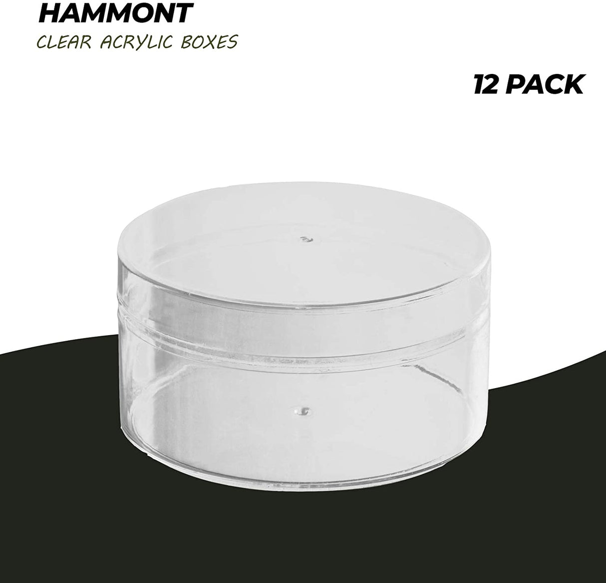 Clear Acrylic Boxes Round from Hammont
