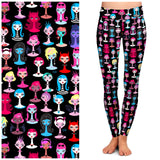 Goth Dolls Leggings by Miss Fluff x Lipstick & Chrome From Quirks!