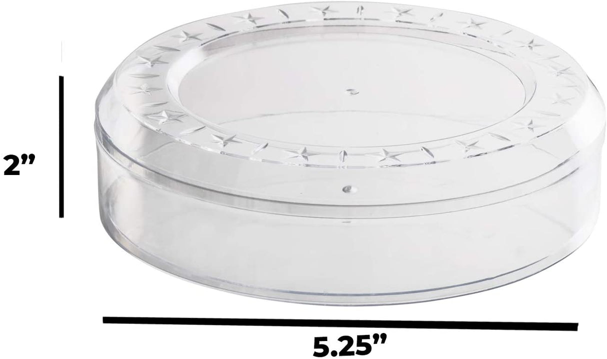 Clear Acrylic Boxes Round from Hammont