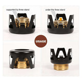 Mini Alcohol Stove with Aluminium Stand for Backpacking from Redcamp