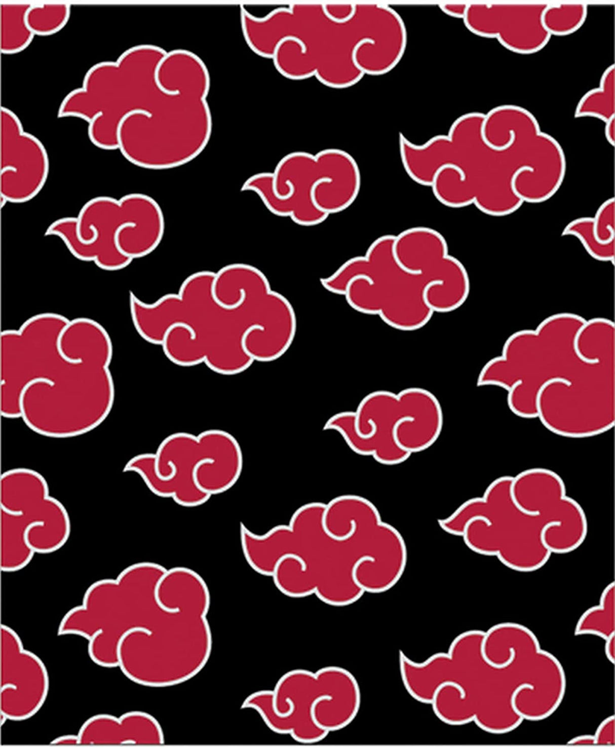 Naruto Shippuden Anti Leaf Clouds Akatsuki Throw Blanket 50in By 60in From Your Favorite T Shirts