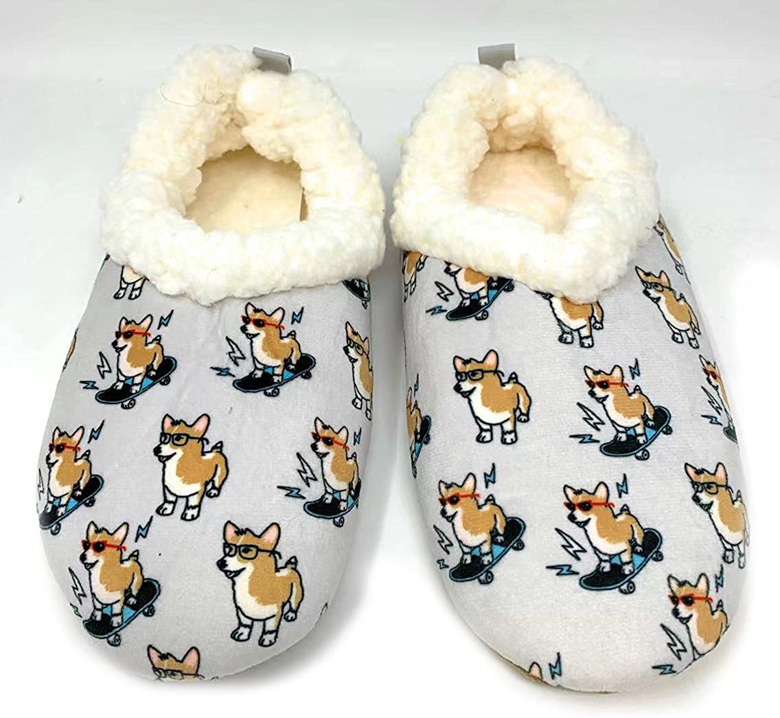 Corgi Boi Slippers From Oooh Yeah! Socks