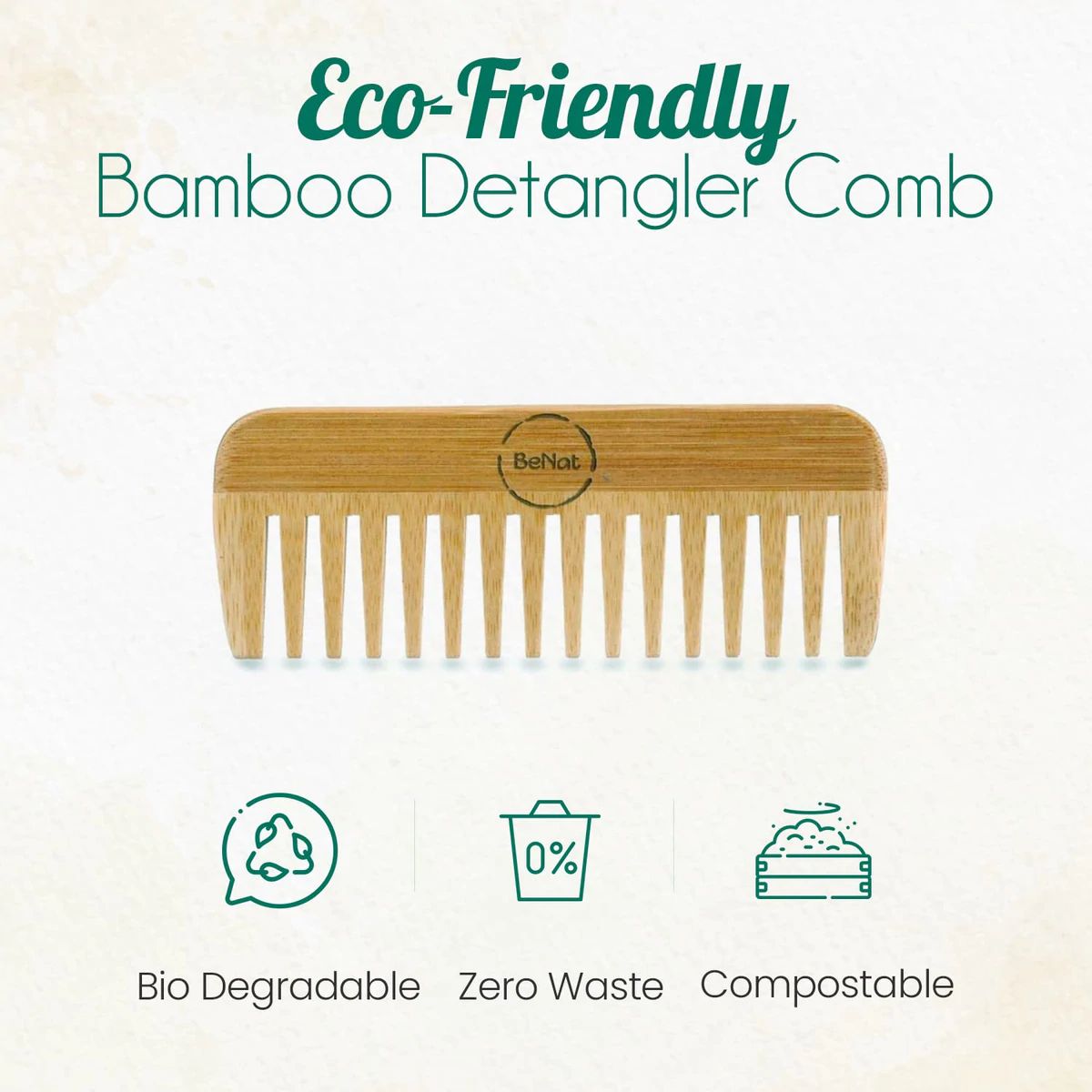 All-Natural Bamboo Comb from Choixe