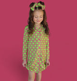 WILD DAISY CHECKERS GIRL'S DREAM GOWN from DREAM BIG LITTLE CO