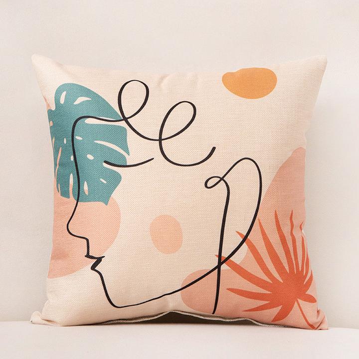 Abstract Face Cushion Covers from Moderny