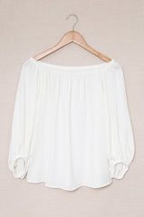 All-Occasion White Off-Shoulder Top from MsDressly