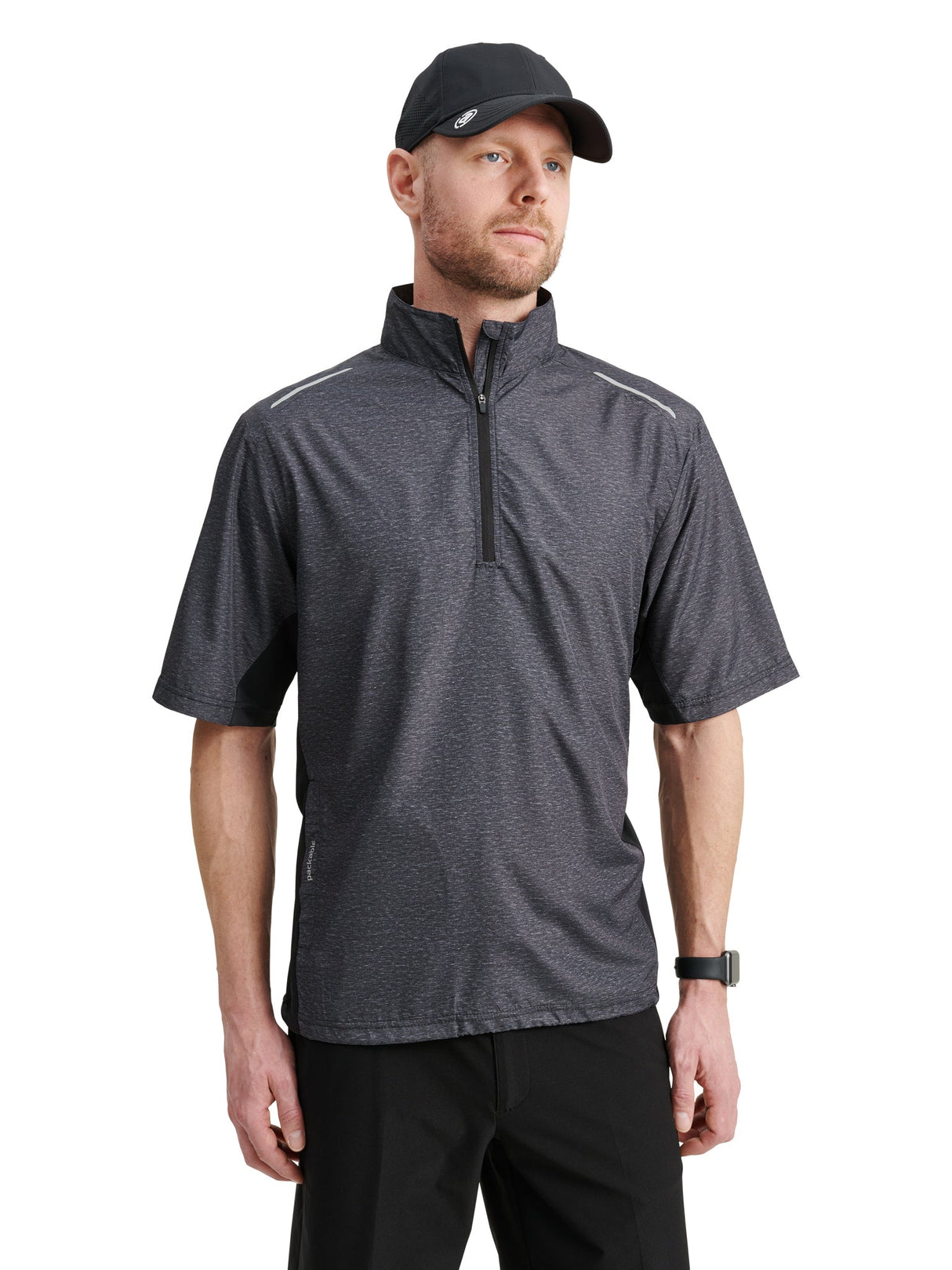 Men's Ganton Stretch Wind Shirt (5oz) From Abacus Sportswear US