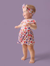 EXCLUSIVE PEANUT BUTTER JELLY TIME DREAM CAP SLEEVE BODYSUIT DRESS from DREAM BIG LITTLE CO