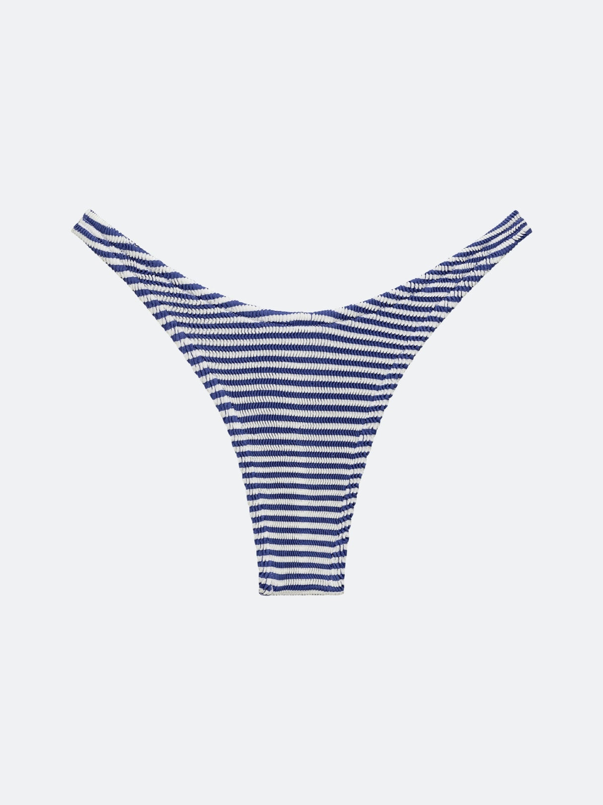 BALBOA CHEEKY BIKINI BOTTOM - BLUE STRIPED From ELYSIIAN