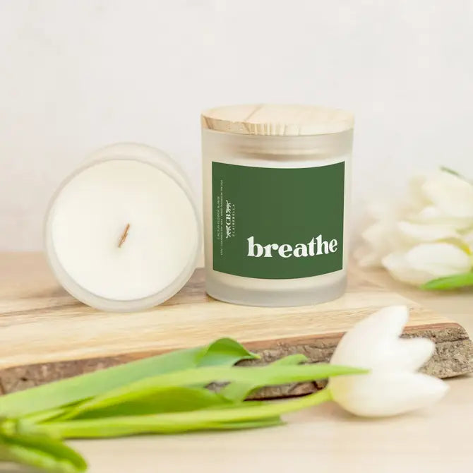 Glass Candle - Breathe (Cactus Flower & Jade) from CB Studio