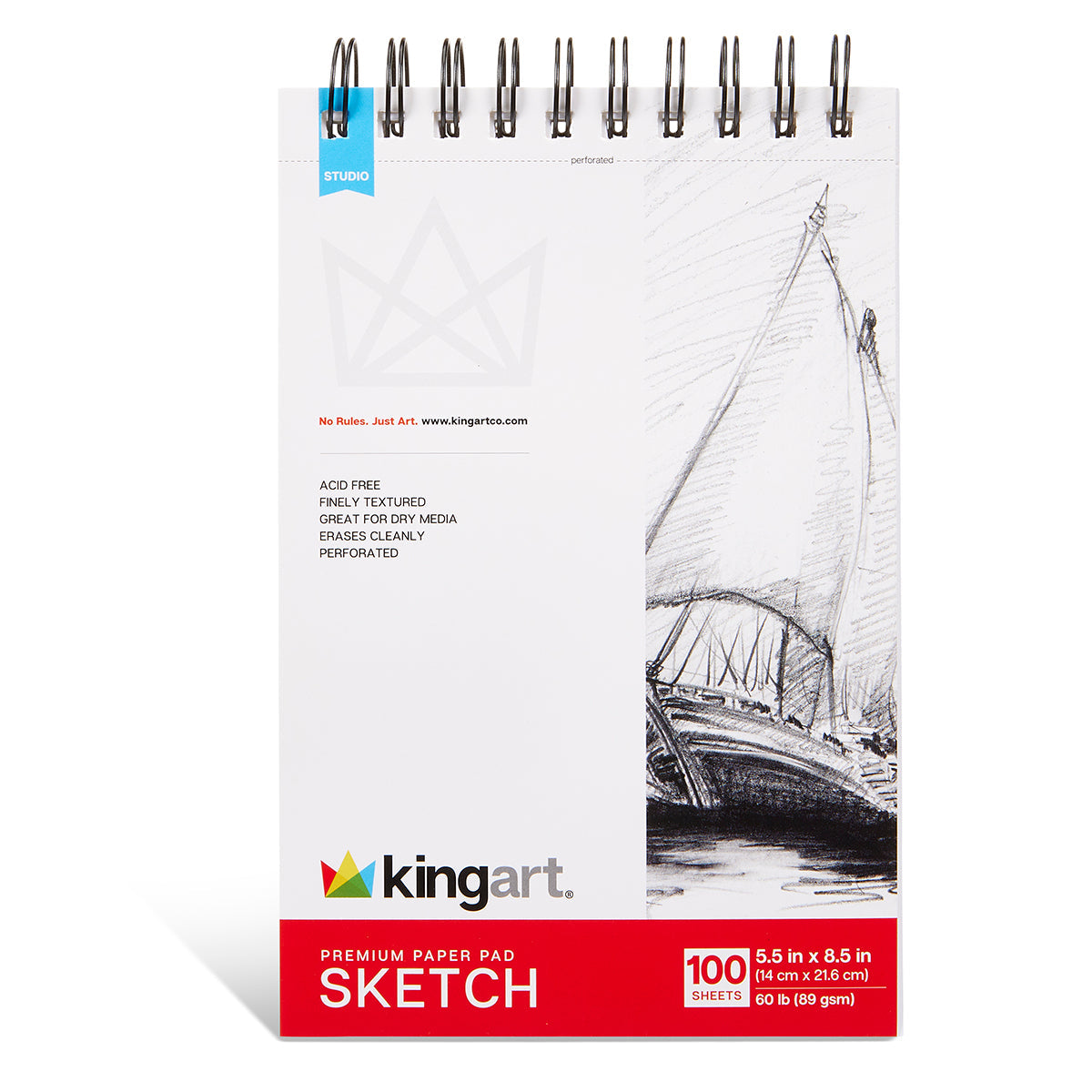 Sketch Paper 5.5x8.5 100 Sheets from KINGART