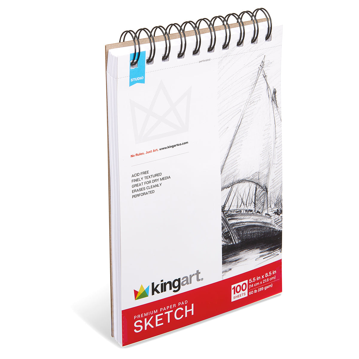 Sketch Paper 5.5x8.5 100 Sheets from KINGART