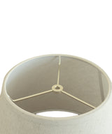Textured 16"W x 12"H Oatmeal Empire Hardback Lamp Shade from LampsUSA
