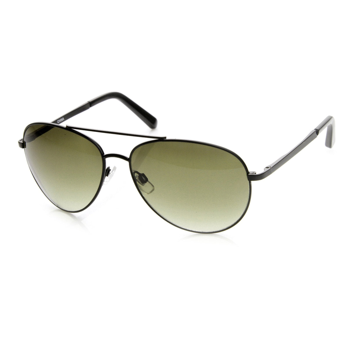 Large Round Full Metal Aviator Sunglasses 1373 58mm from zeroUV