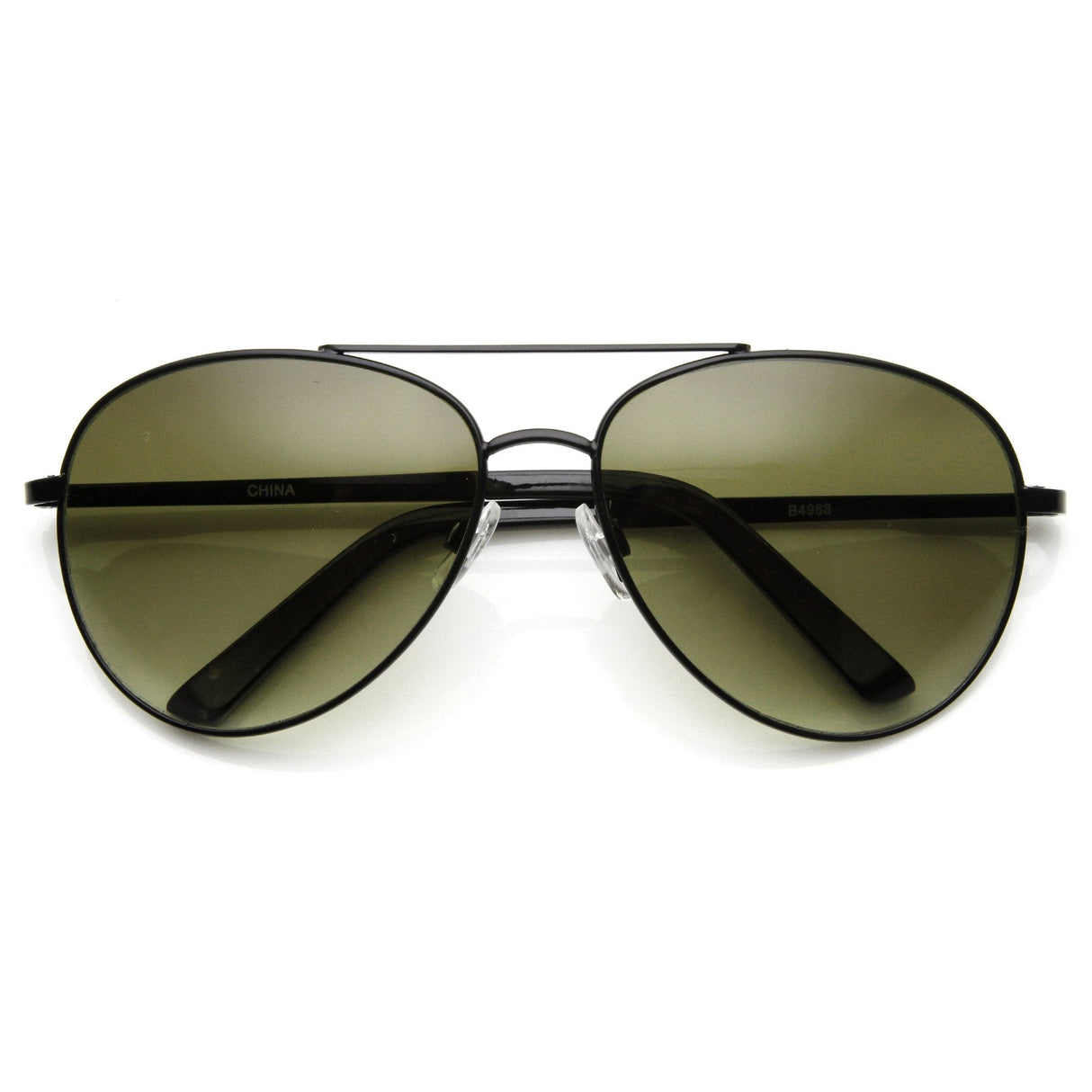 Large Round Full Metal Aviator Sunglasses 1373 58mm from zeroUV