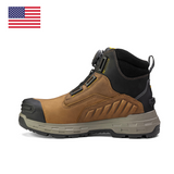 Wildwood 6” Composite Toe Turbolace™ Work Boot - Brown - Made in USA from Chinook® Footwear