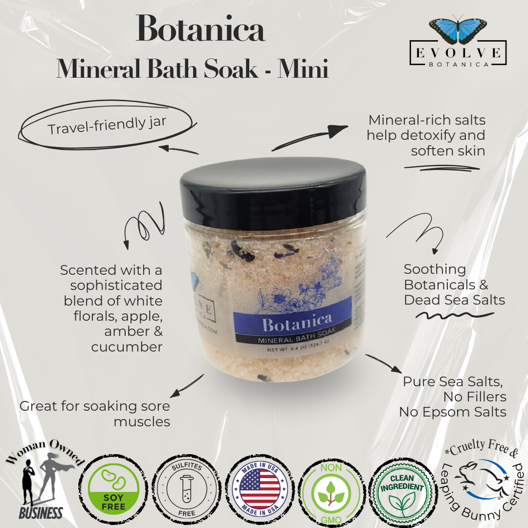 Mineral Soak - Botanica (Bath Salt) Mini from Evolve Botanica