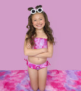 CANDY CLOUDS DREAM SMOCKED TWO PIECE SWIM SUIT from DREAM BIG LITTLE CO