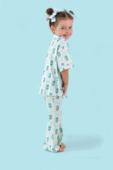 BLUE RIBBON BLOOMS DREAM GIRL'S FLARE SET from DREAM BIG LITTLE CO
