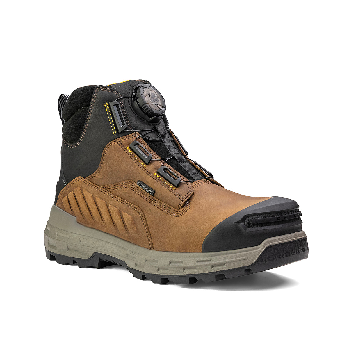 Wildwood 6” Composite Toe Turbolace™ Work Boot - Brown - Made in USA from Chinook® Footwear