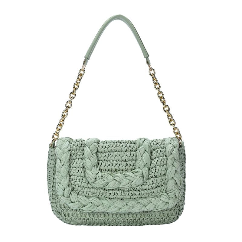 Darya Straw Shoulder Bag from MMS Brands