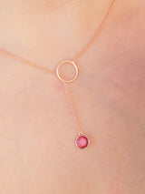 Pebble Drop Lariat Necklace from Ash & Rose