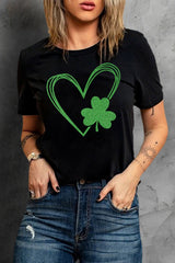 Black Clover Heart Shaped T-Shirts from MsDressly