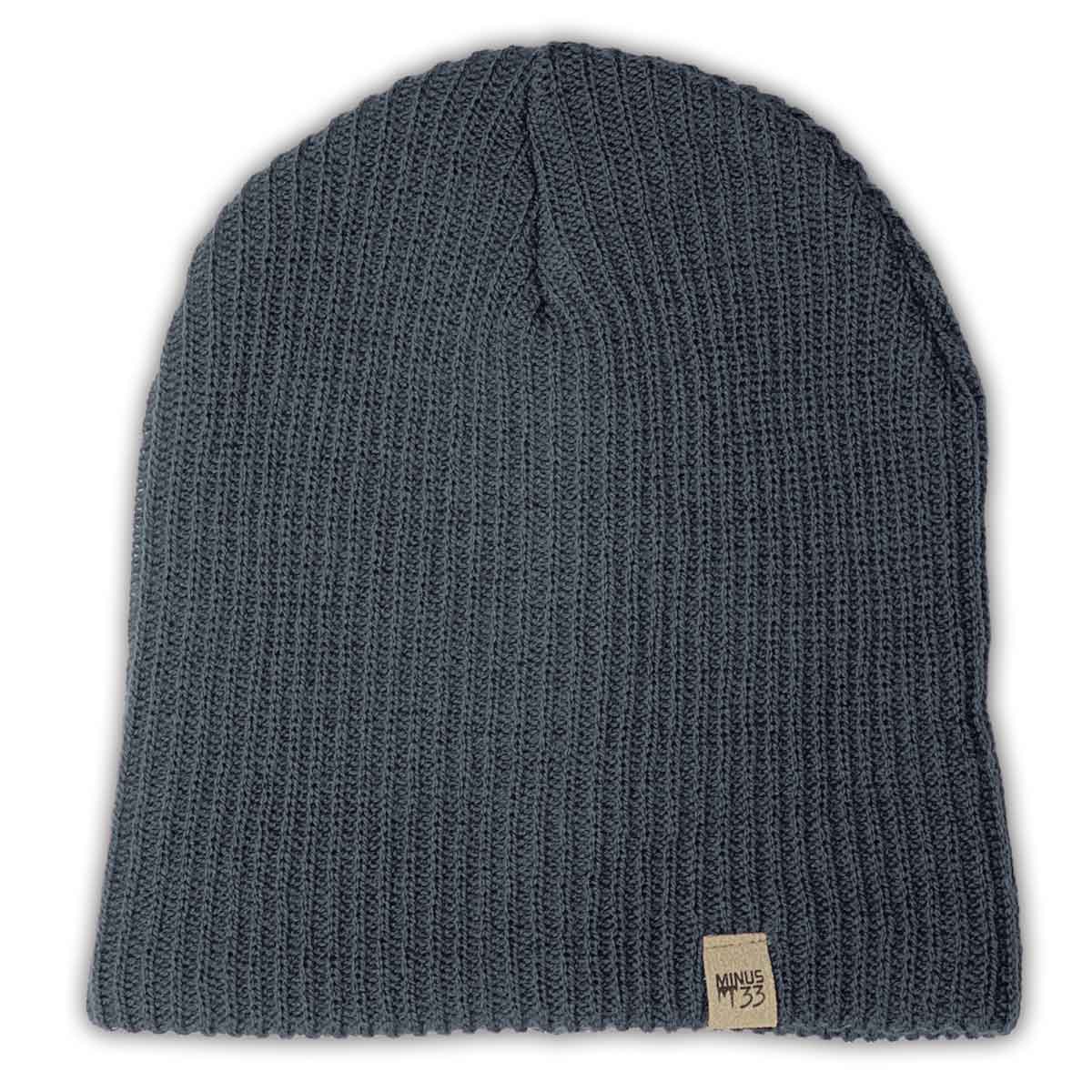 Midweight - Everyday Rib Knit Beanie 100% Merino Wool from Minus33 Merino Wool Clothing