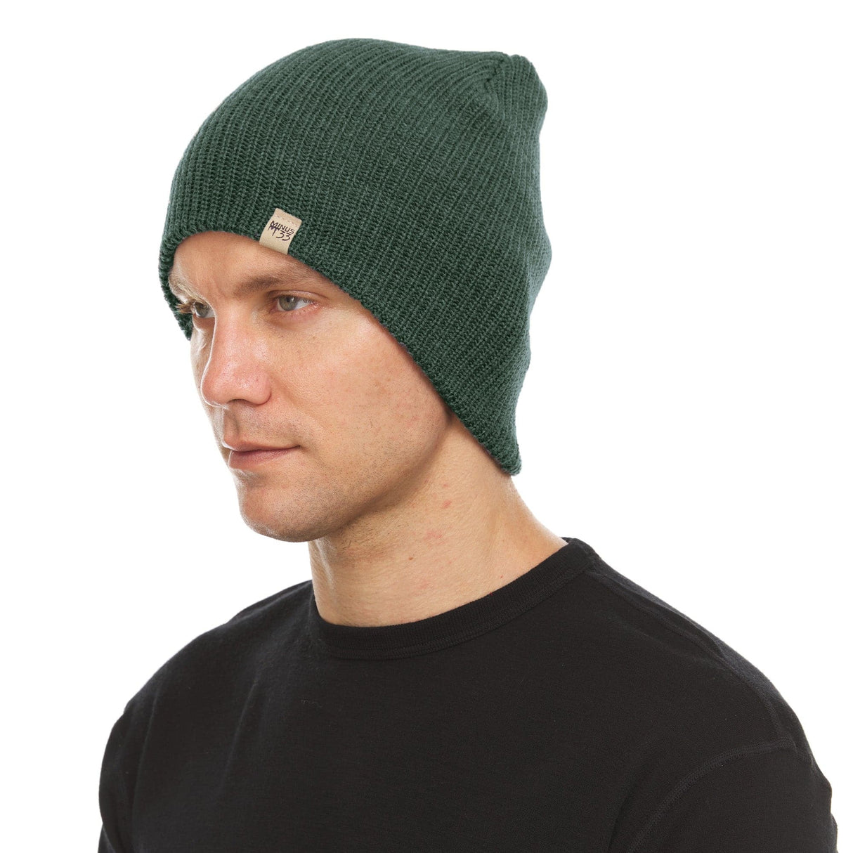 Midweight - Everyday Rib Knit Beanie 100% Merino Wool from Minus33 Merino Wool Clothing