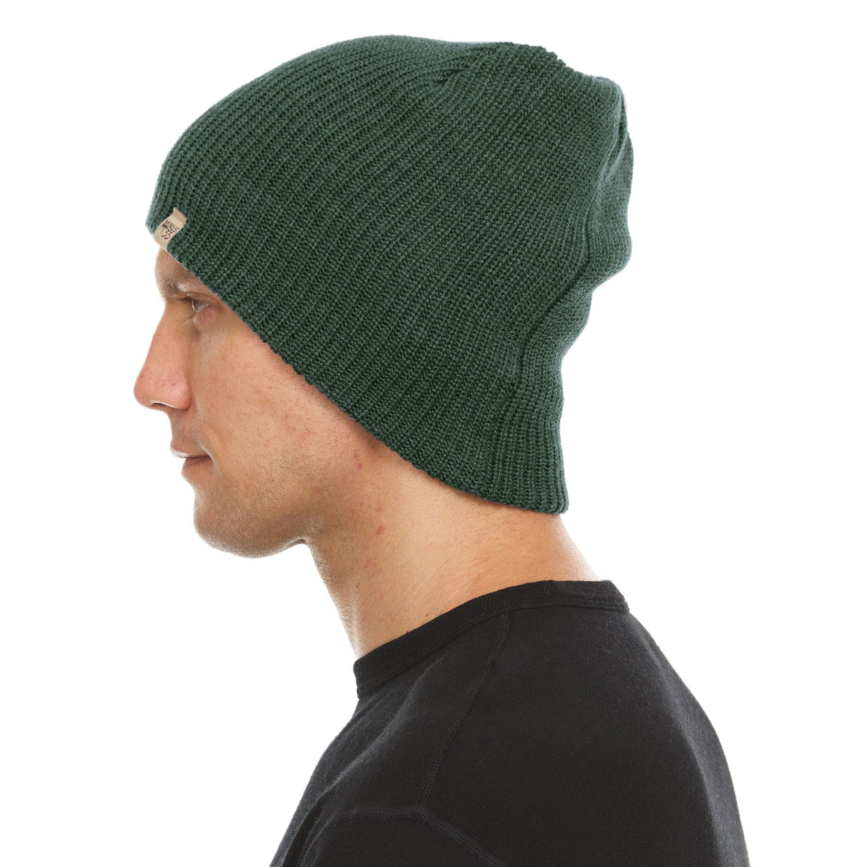 Midweight - Everyday Rib Knit Beanie 100% Merino Wool from Minus33 Merino Wool Clothing