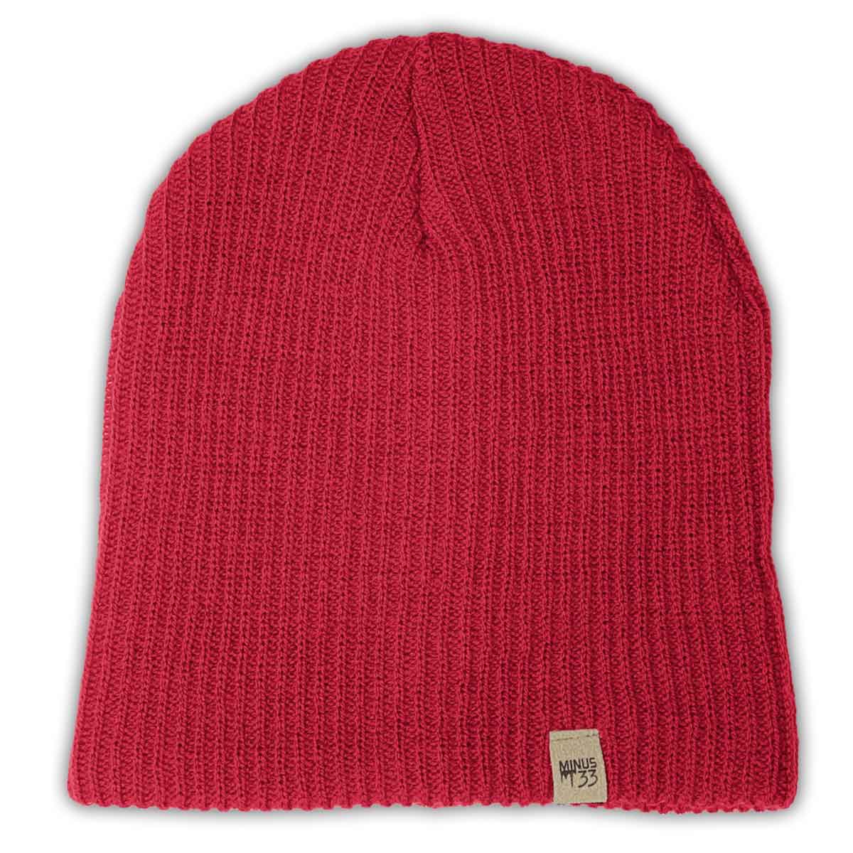 Midweight - Everyday Rib Knit Beanie 100% Merino Wool from Minus33 Merino Wool Clothing