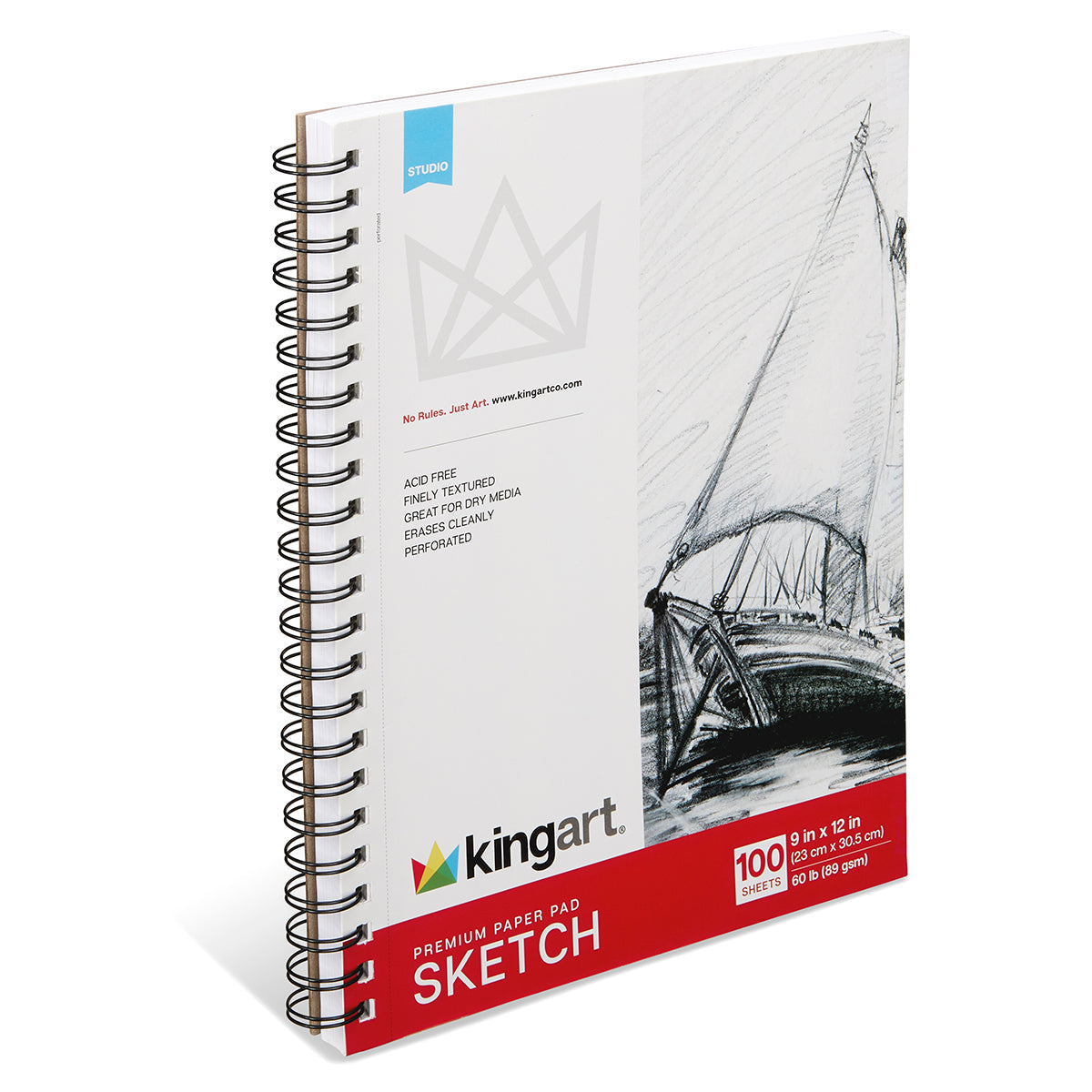 Sketch Paper 9x12 100 Sheets from KINGART
