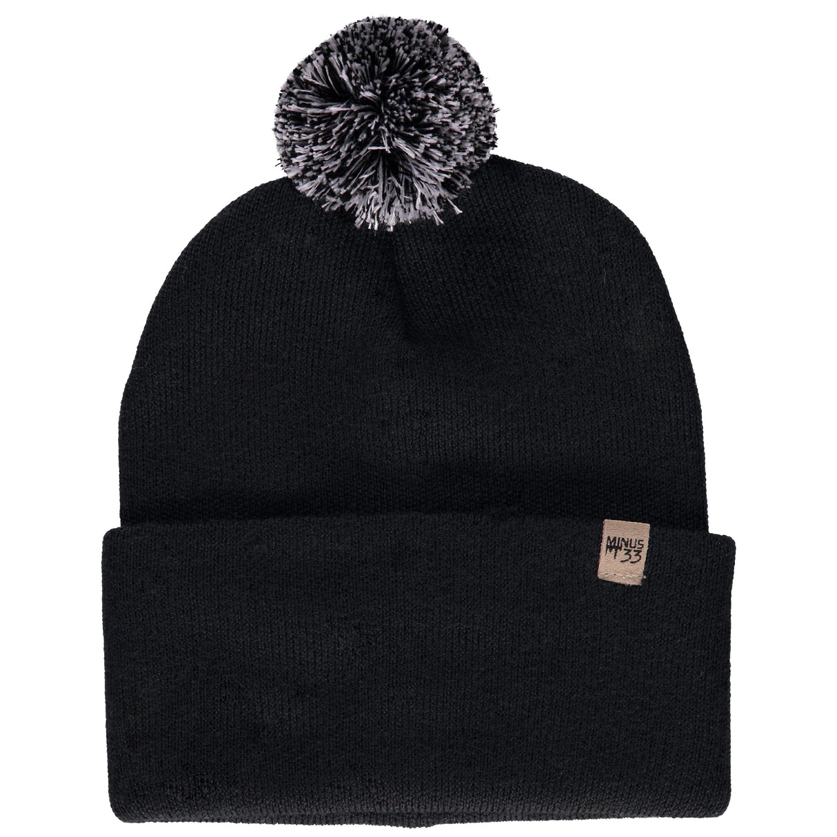 Midweight - Everyday Knit Cuff Pom Beanie 100% Merino Wool from Minus33 Merino Wool Clothing