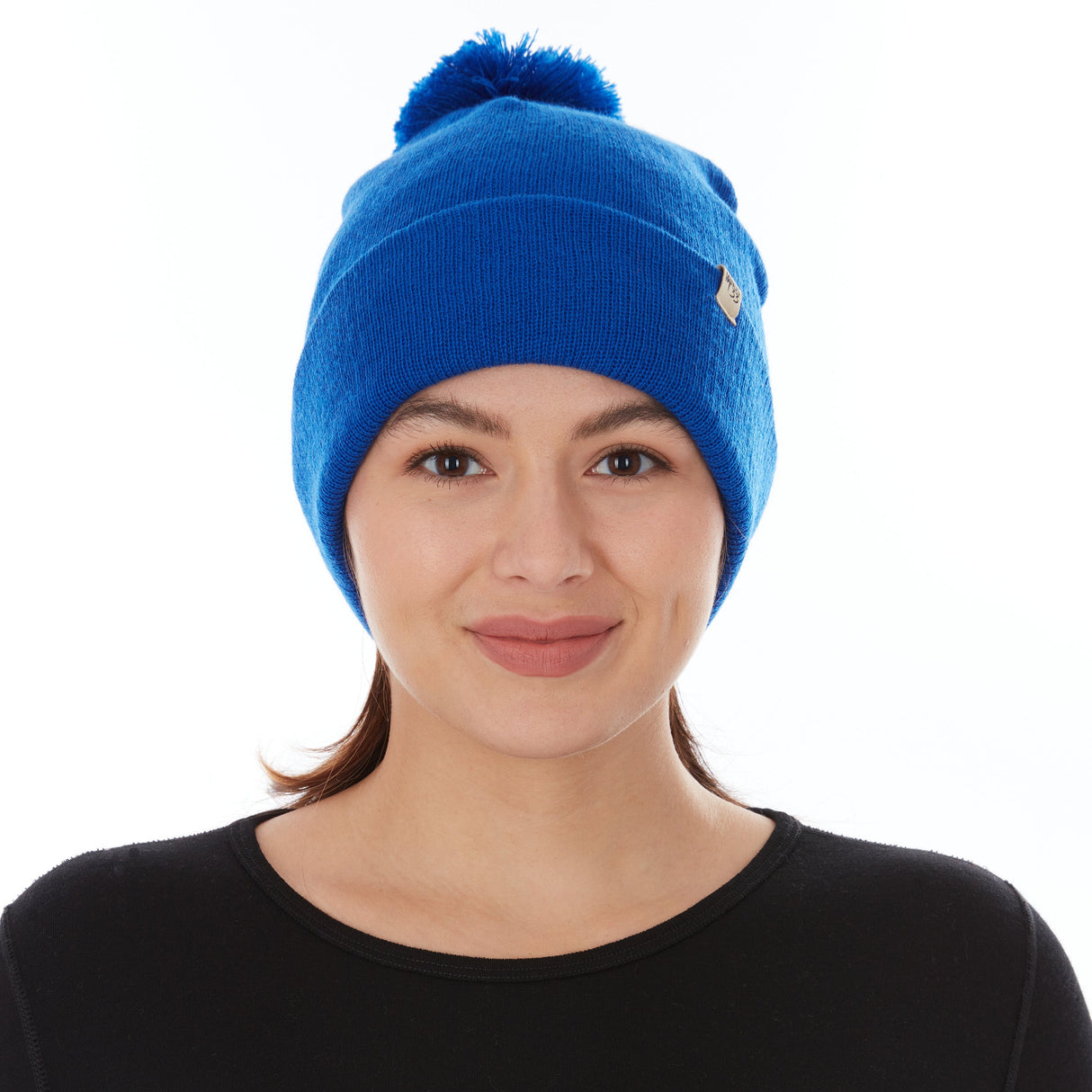 Midweight - Everyday Knit Cuff Pom Beanie 100% Merino Wool from Minus33 Merino Wool Clothing
