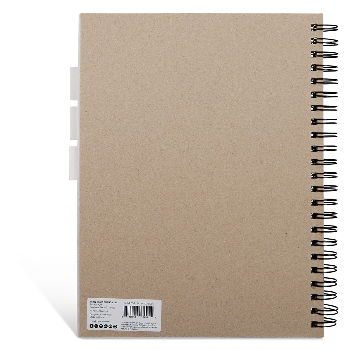 Sketch, Mixed Media & Watercolor Paper 3-in-1 9x12 60 Sheets from KINGART