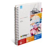 Sketch, Mixed Media & Watercolor Paper 3-in-1 9x12 60 Sheets from KINGART