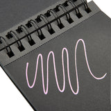 Black Paper 5x7.5 75 Sheets from KINGART
