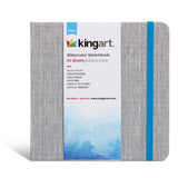 Watercolor Paper Sketchbook 5.5x5.5 24 Pages from KINGART