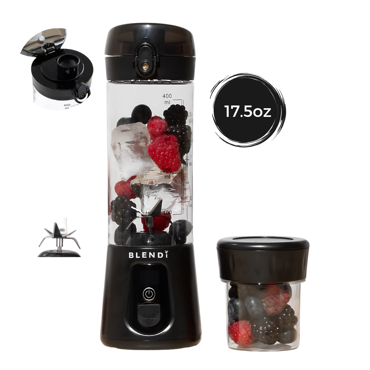 Pro+ Ice Crushing Portable Blender (17oz) from BLENDi