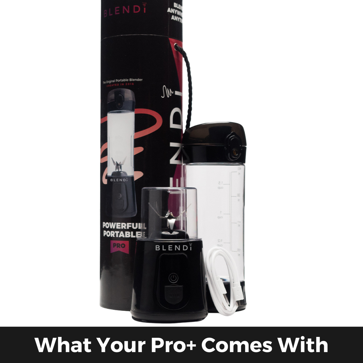 Pro+ Ice Crushing Portable Blender (17oz) from BLENDi