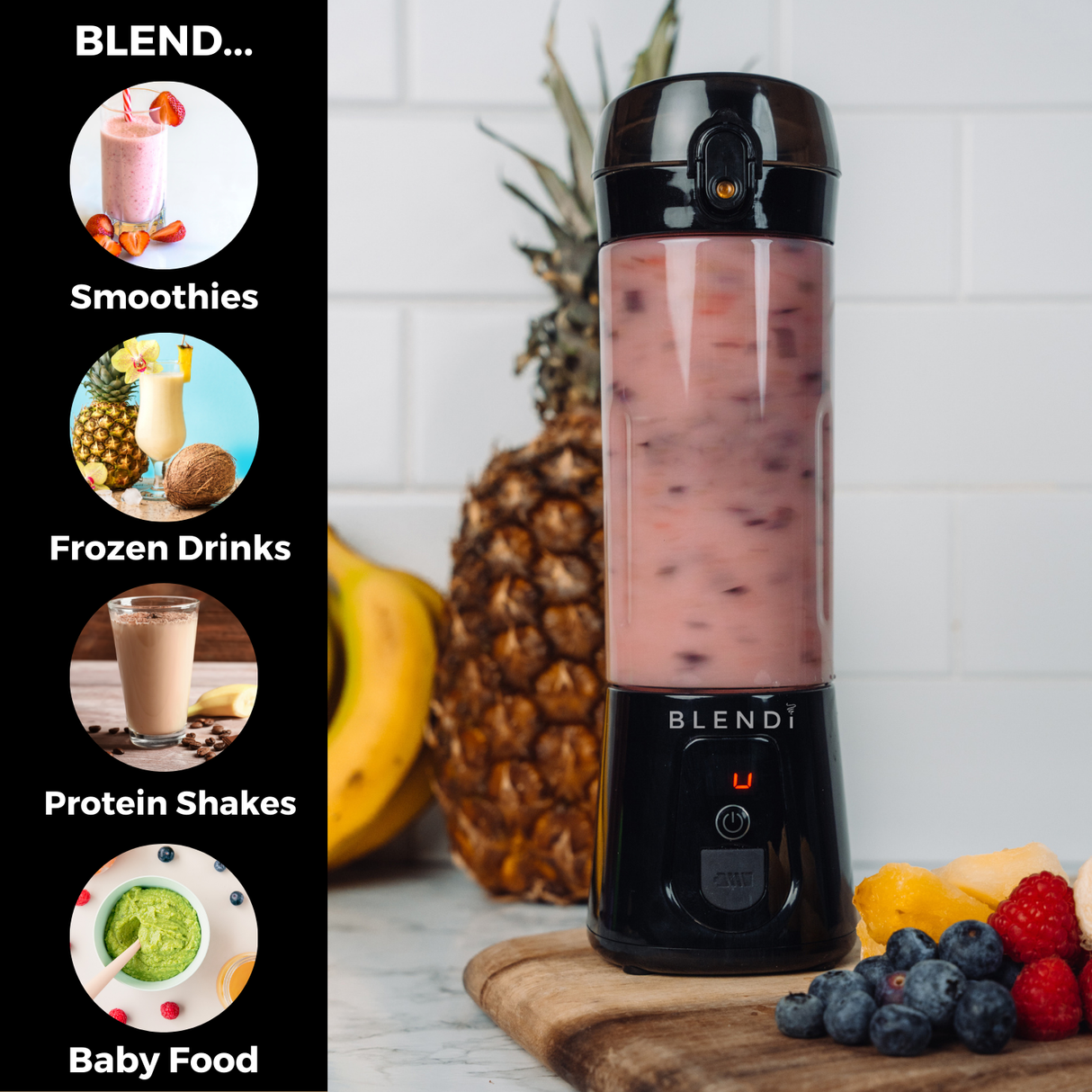 Pro+ Ice Crushing Portable Blender (17oz) from BLENDi