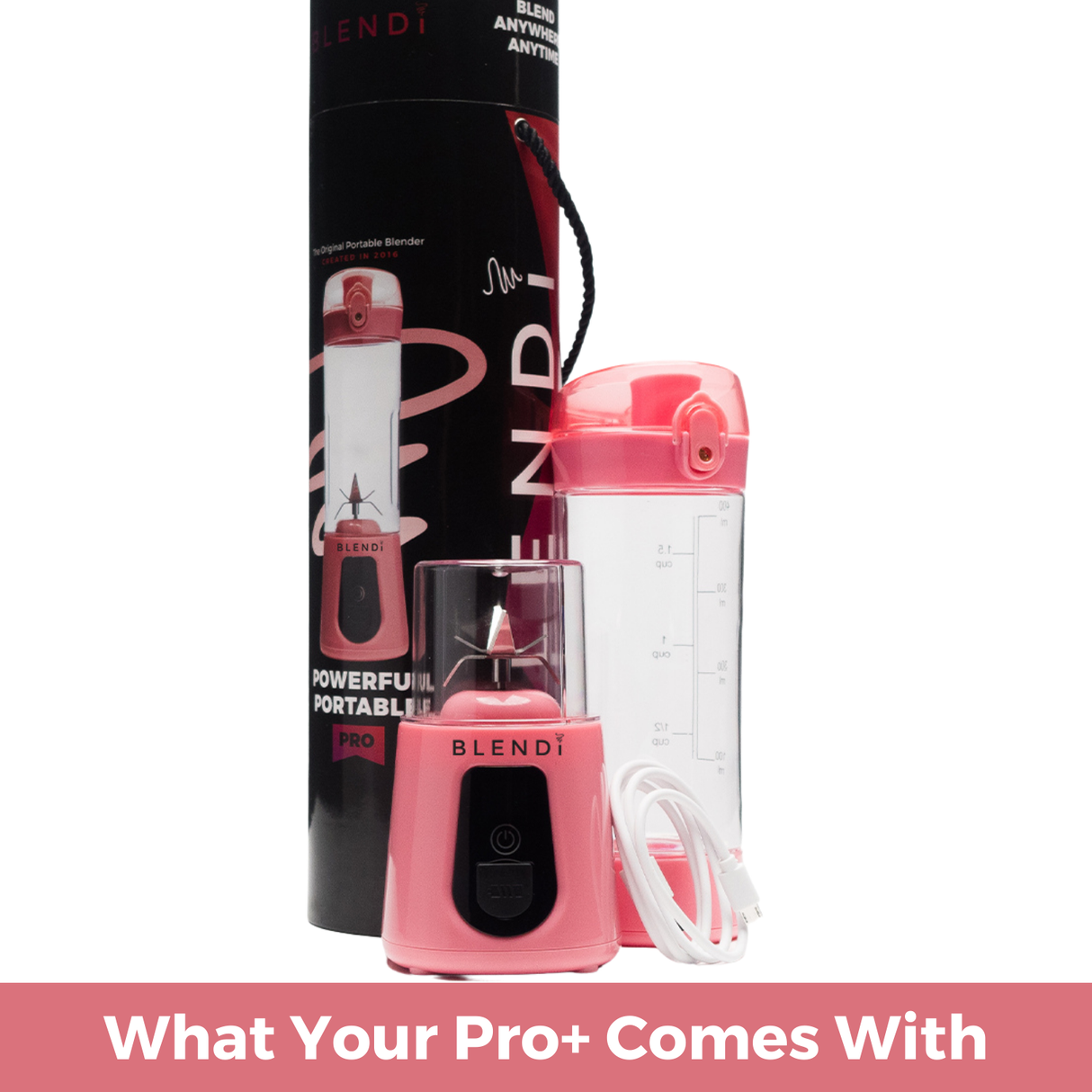 Pro+ Ice Crushing Portable Blender (17oz) from BLENDi