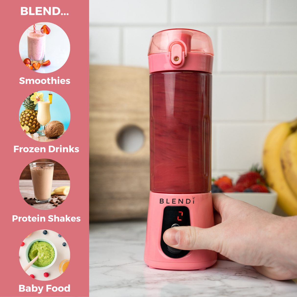 Pro+ Ice Crushing Portable Blender (17oz) from BLENDi