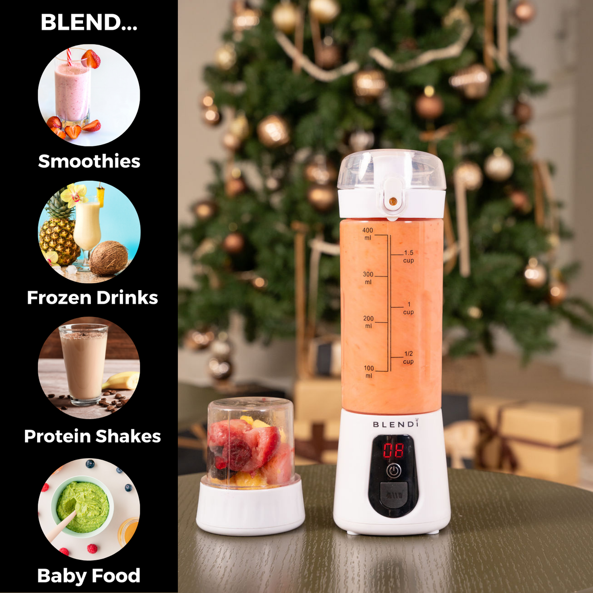Pro+ Ice Crushing Portable Blender (17oz) from BLENDi